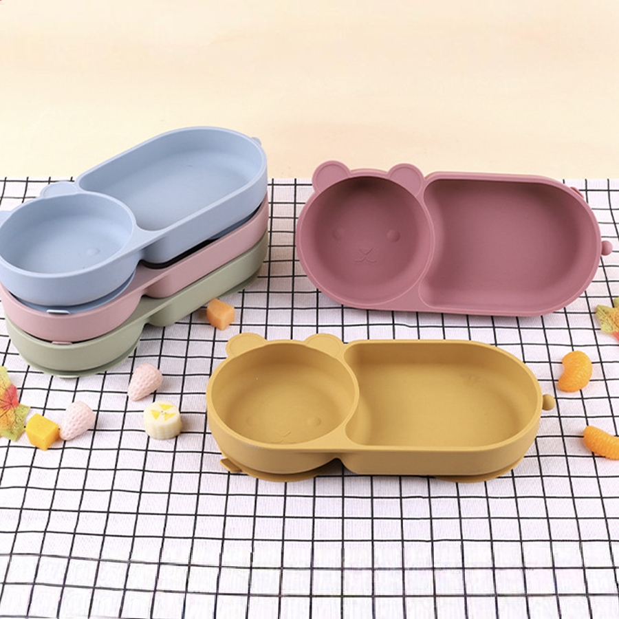 Baby Food Processor - Baby Silicone Suction Cup Bowl Cute