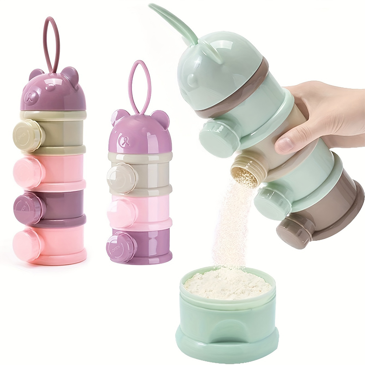 Baby Food Category - Large Capacity Baby Milk Powder Container