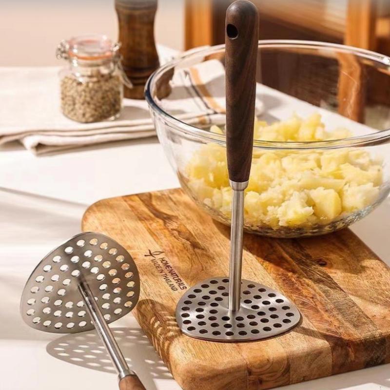Baby Food With Sweet Potato - 201 Stainless Steel Potato Masher, Household