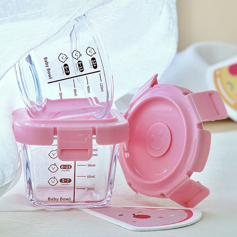 Baby Food Jars - Glass Food Storage Box New 170ml