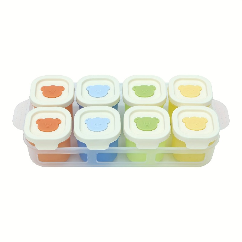 Freezer Tray Baby - Baby Food Freezer Tray with Lid