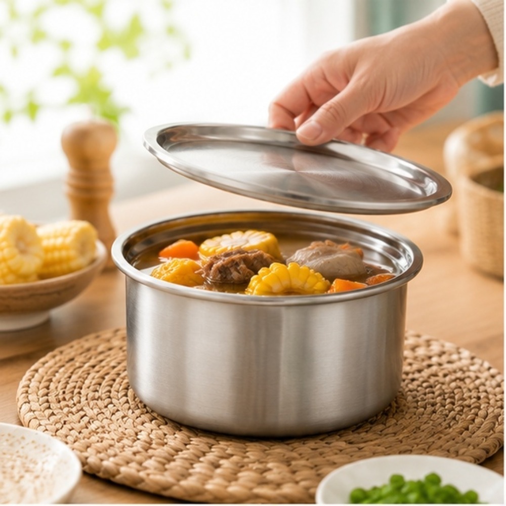 Baby Food Category - 304 Stainless Steel Ramekin with Lid