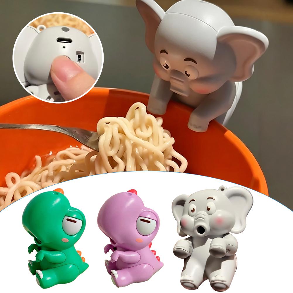 Baby Food Bowl - Mini Elephant Food Cooler Fan, Hands-free