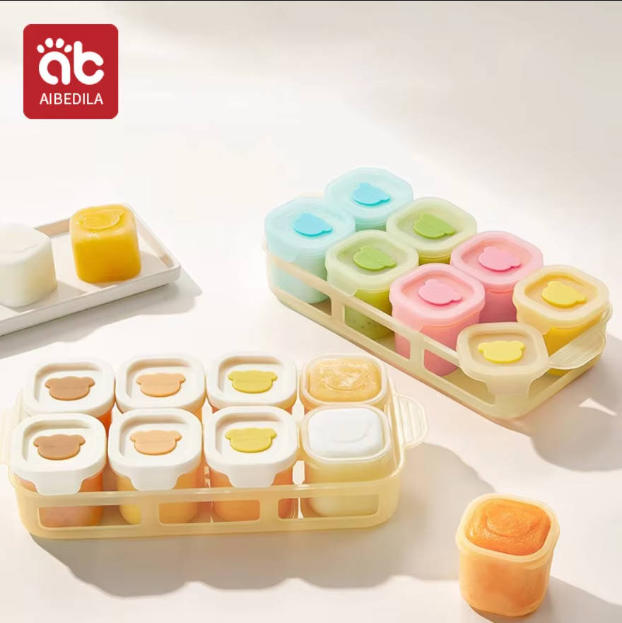 Freezer Tray Baby - AIBEDILA Baby Silicone Food Freezer Tray