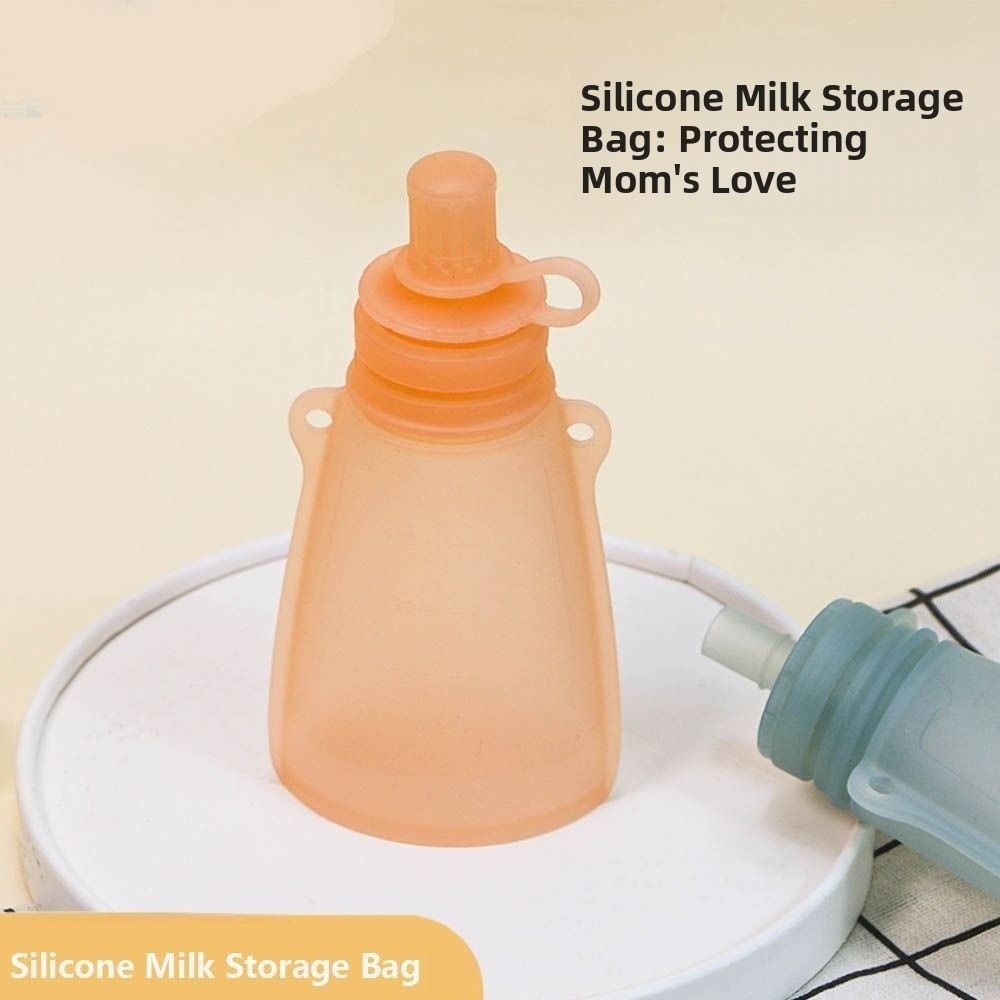 Baby Food Pouches Reusable - BPA Free Silicone Baby Food Pouch