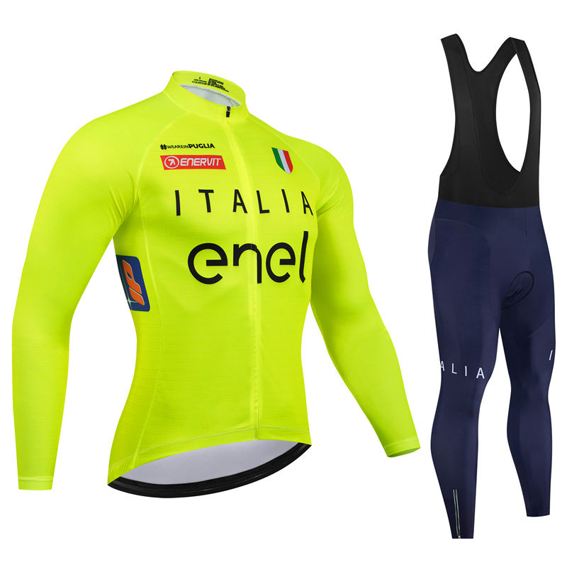 Bib Long Sleeve - Italia New Spring and Autumn Team