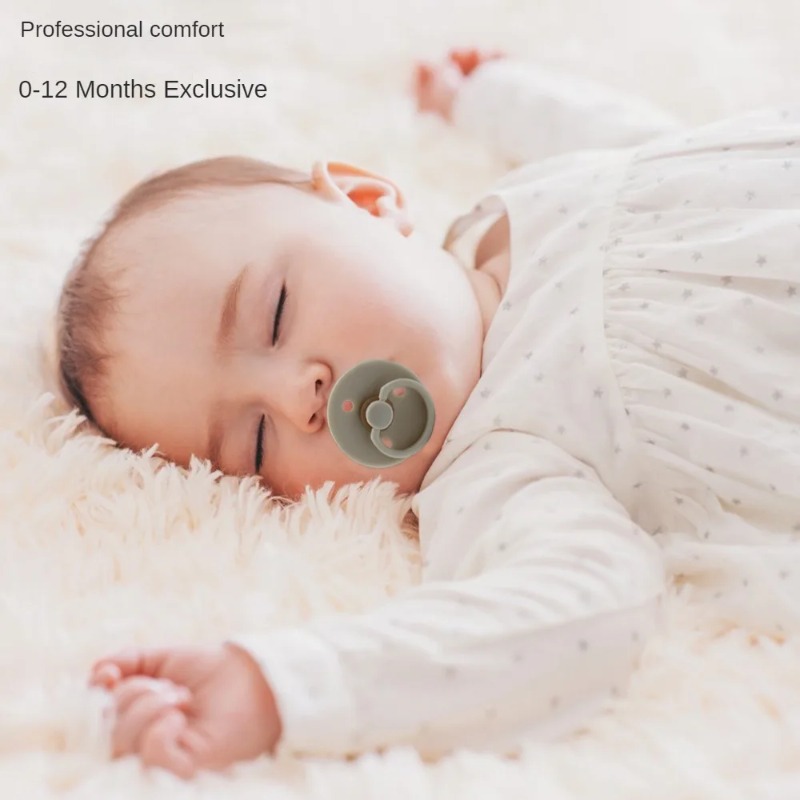 Baby Food Processor - Baby Soothers Two-color Round Head Flat
