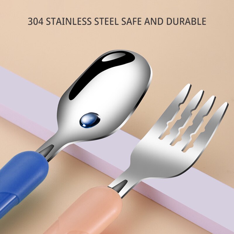 2PCSChildrens Tableware 304 Fo - đánh giá và giá Baby Food Utensils