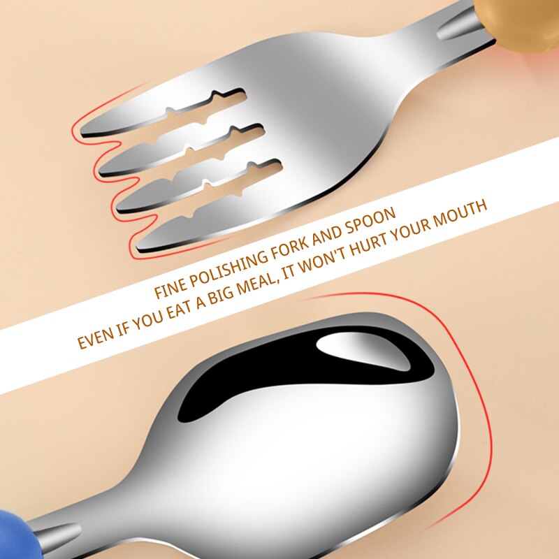 2PCSChildrens Tableware 304 Fo - đánh giá và giá Baby Food Utensils