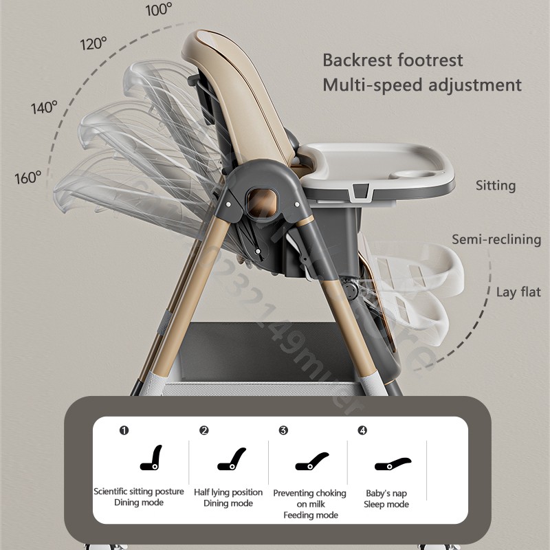 Raised baby dining chair, chil - đánh giá và giá Baby Food Eating Chair