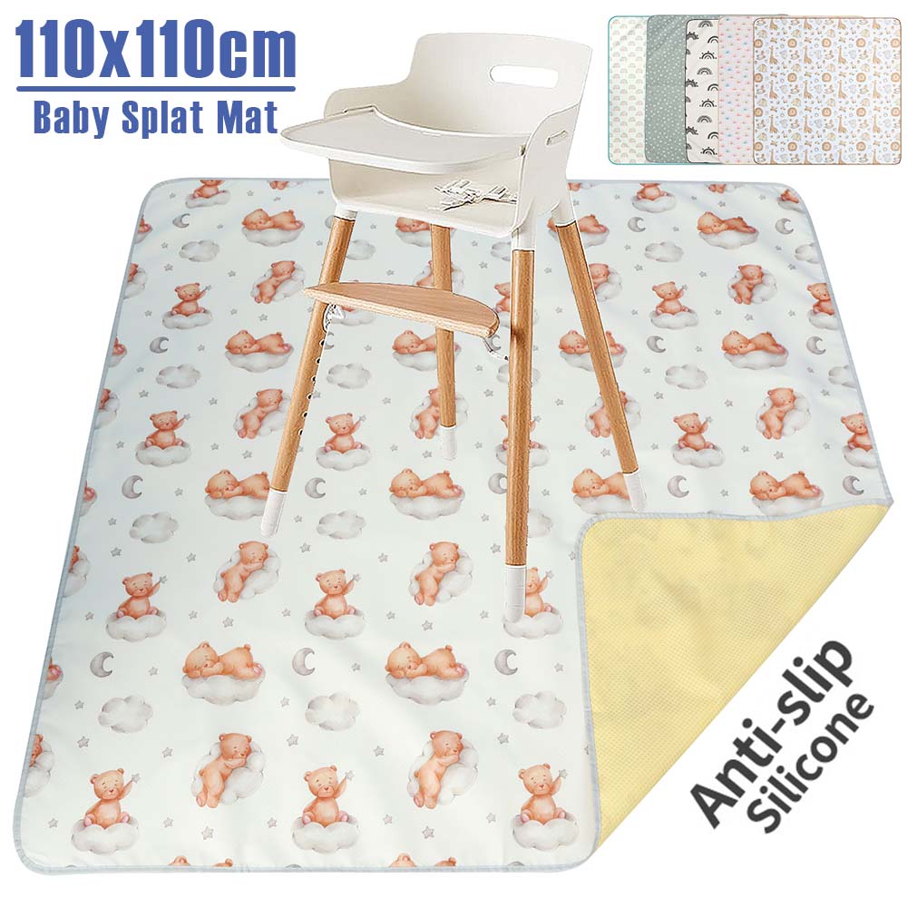 Baby Splat Mat Anti Slip High  - đánh giá và giá Baby Food Eating Chair