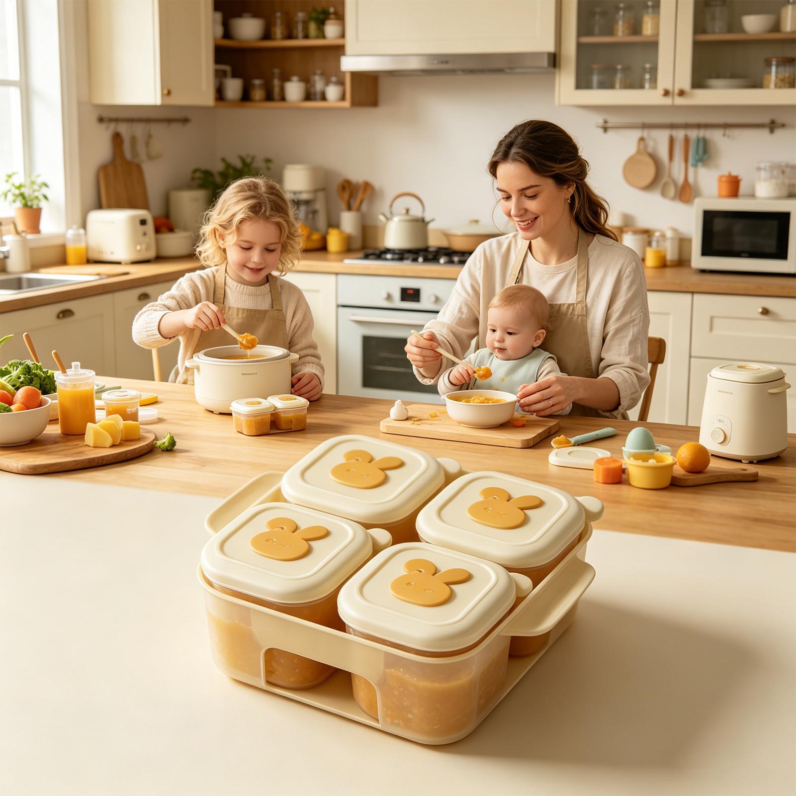 Food Freezer Tray With Lid Chi - đánh giá và giá Freezer Tray Baby