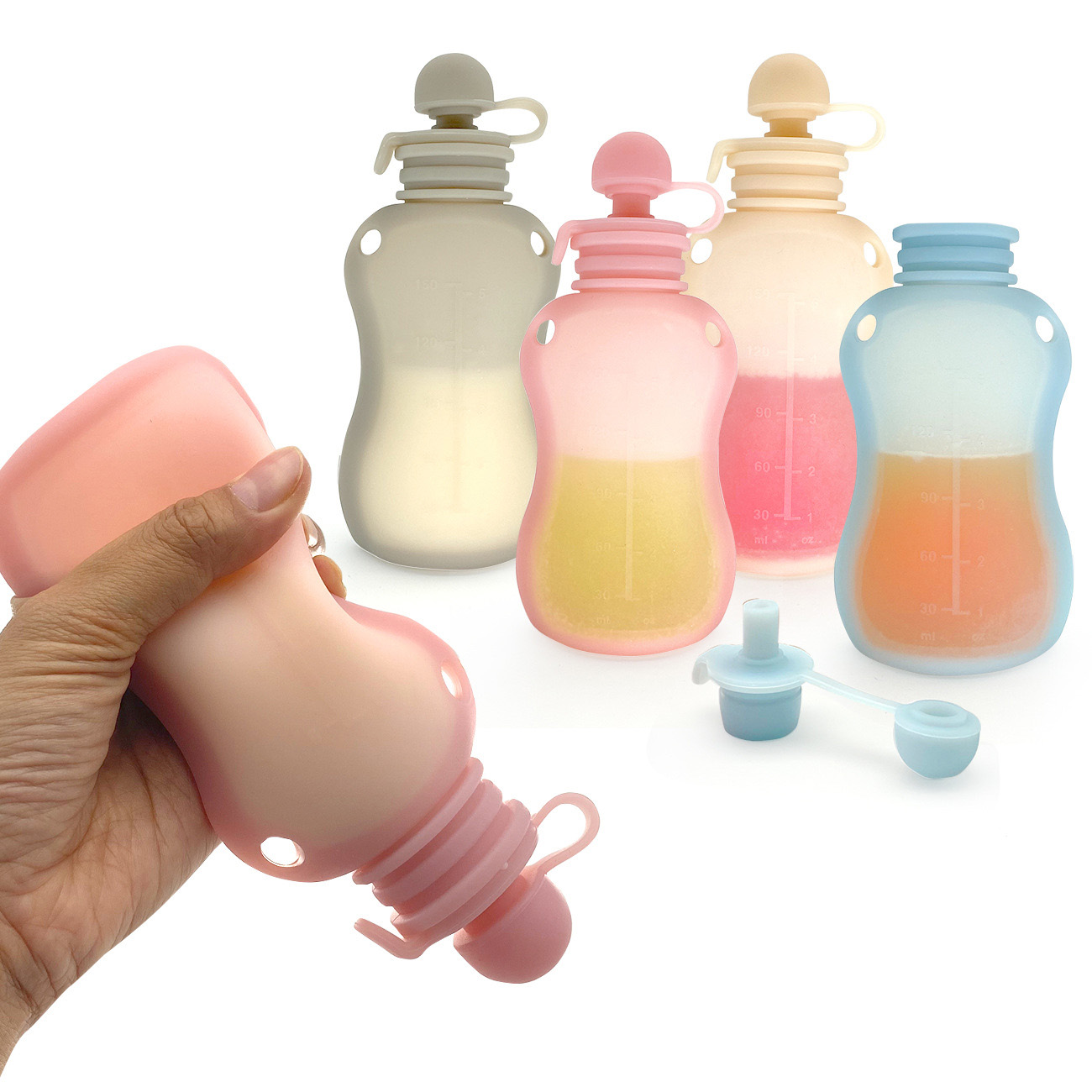 150ml Convenient Milk Storage  - đánh giá và giá Baby Food Pouches Reusable