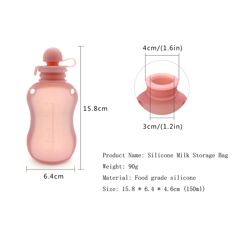 150ml Convenient Milk Storage  - đánh giá và giá Baby Food Pouches Reusable