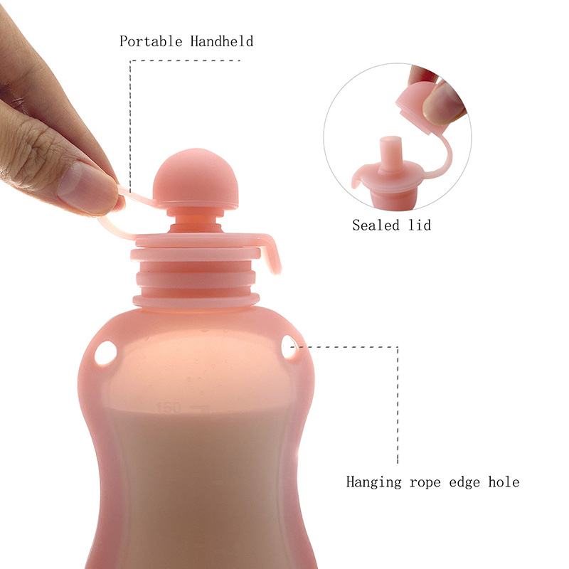 150ml Convenient Milk Storage  - đánh giá và giá Baby Food Pouches Reusable