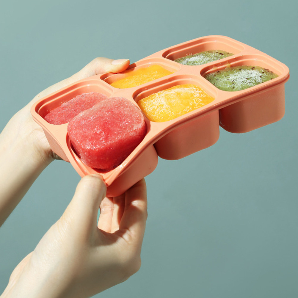 6 Silcone Baby Food Storage Bo - đánh giá và giá Freezer Tray Baby