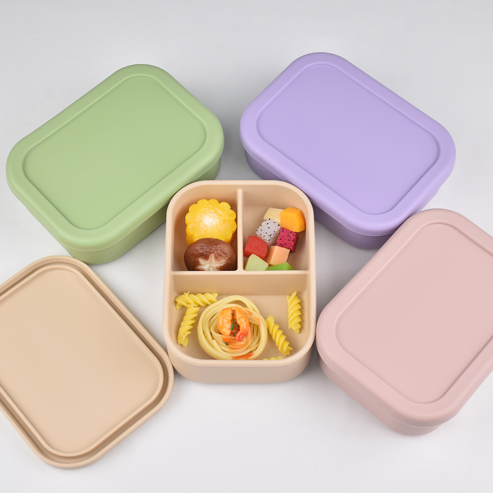 3-Compartment Food Grade Silic - đánh giá và giá Baby Food Jars
