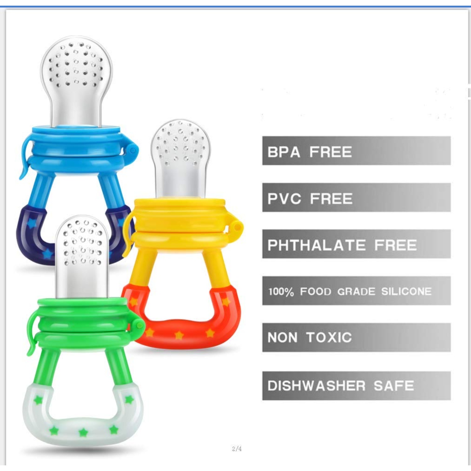 Baby Fruit Food Feeder/pacifie - đánh giá và giá Baby Food Bites