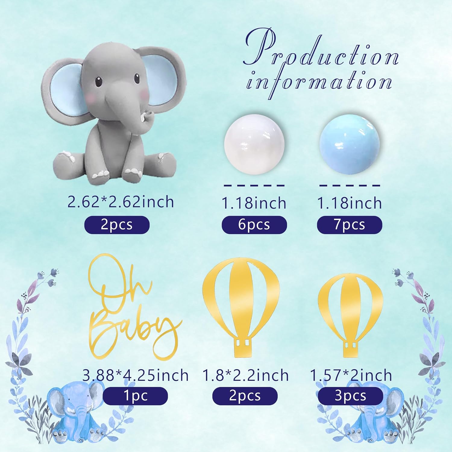 Elephant Cake Decoration Baby  - đánh giá và giá Baby Food Processor