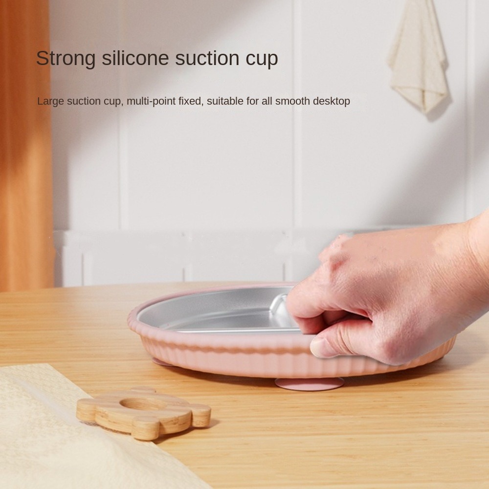 New Non-Slip Stainless Steel K - đánh giá và giá Plate Suction Toddler