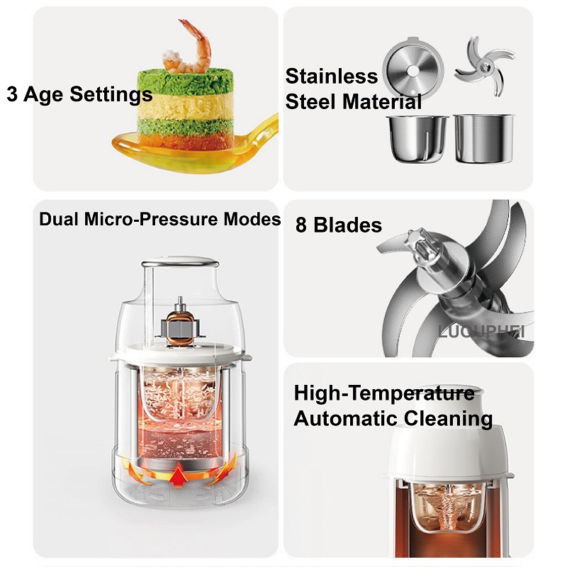220V Baby Food Processor All-S - đánh giá và giá Baby Food Processor