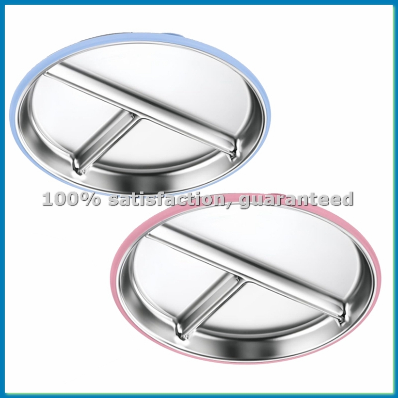 2PCS Stainless Steel Kids Plat - đánh giá và giá Plate Suction Toddler