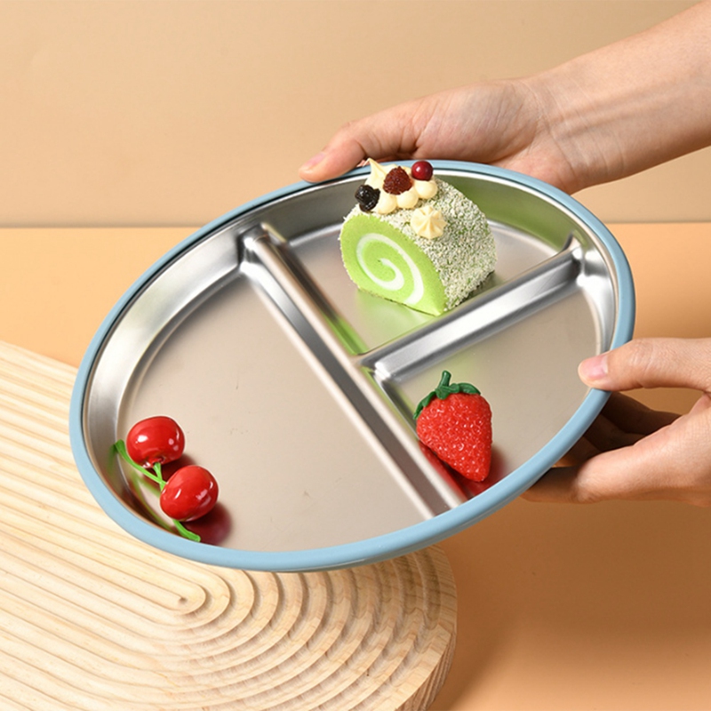 2PCS Stainless Steel Kids Plat - đánh giá và giá Plate Suction Toddler