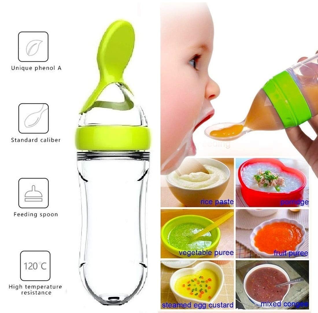 Squeezing Feeding Bottle Cup S - đánh giá và giá Baby Food Category
