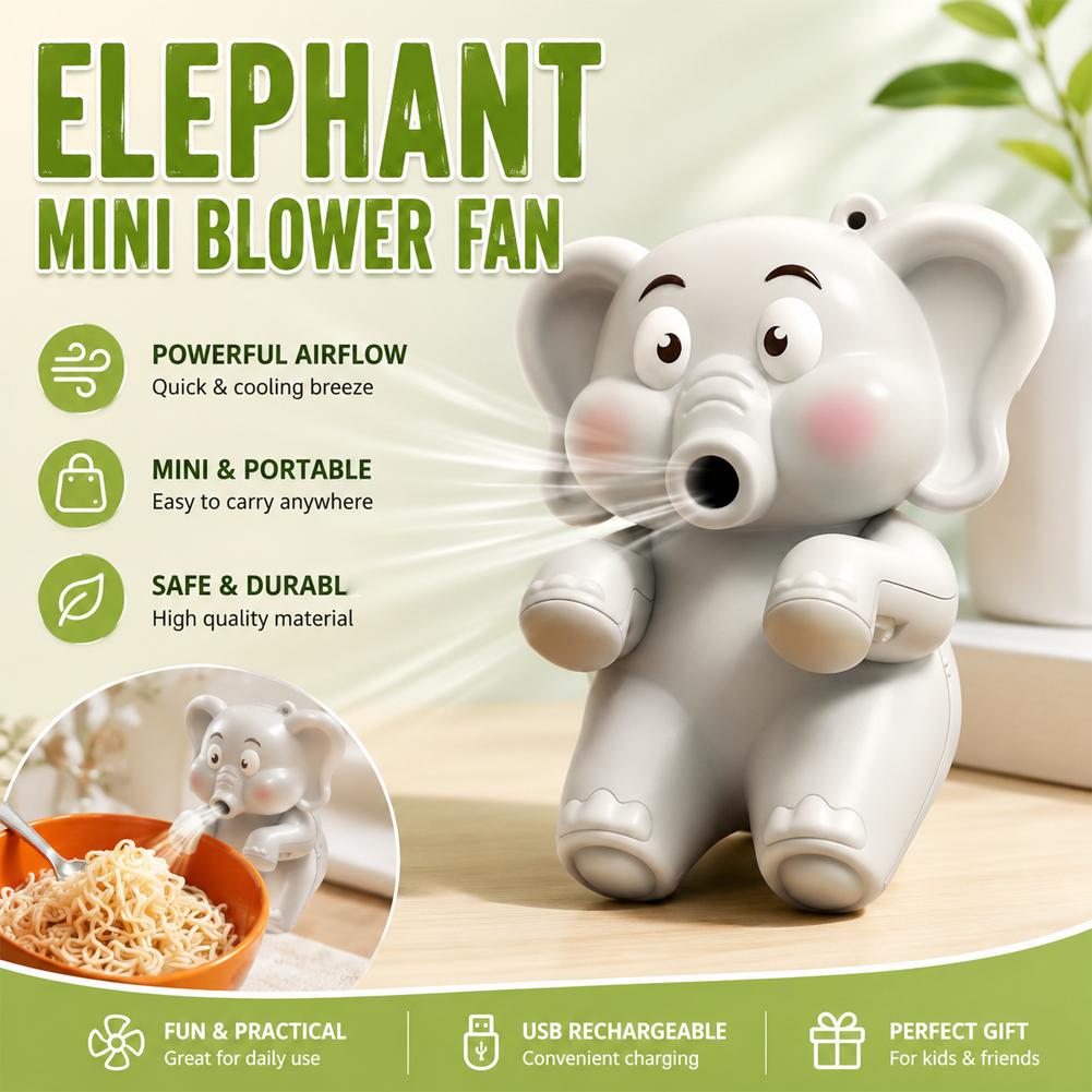 Mini Elephant Food Cooler Fan, - đánh giá và giá Baby Food Diet