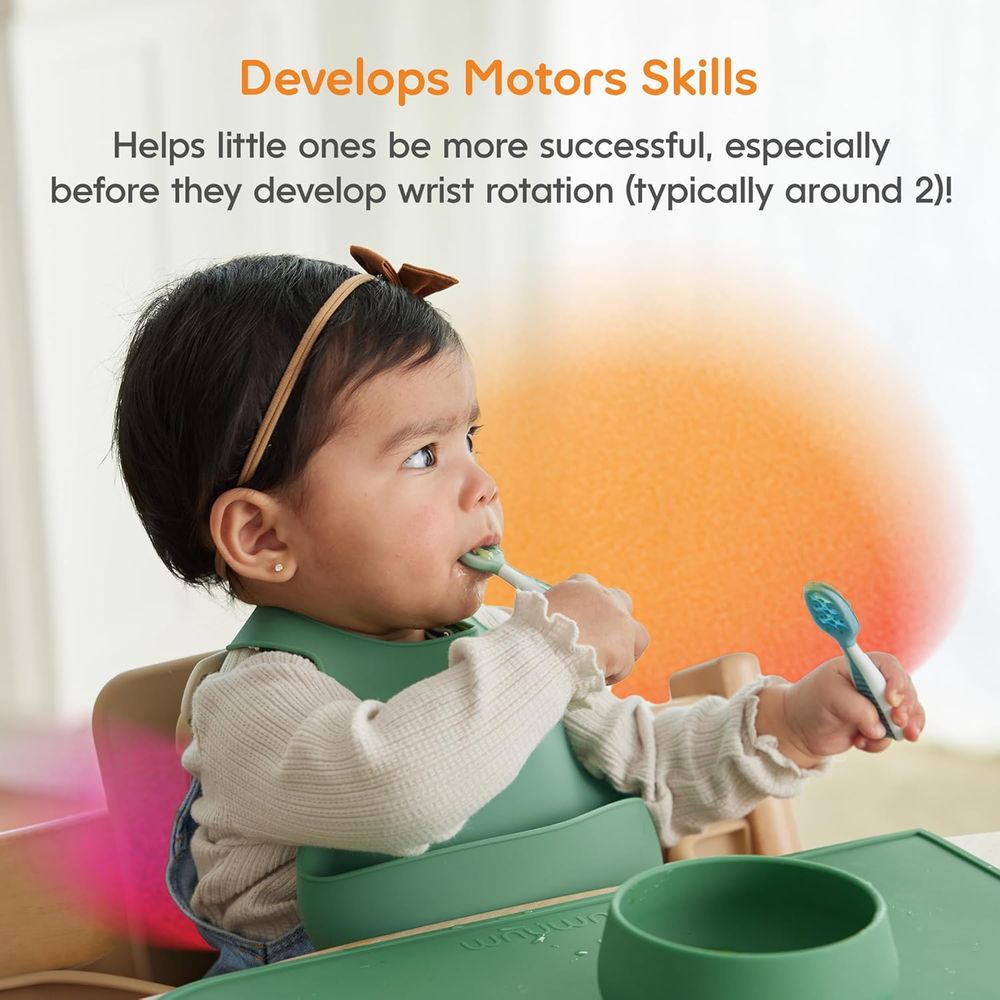 Infant Feeding Set, Silicone T - đánh giá và giá Self Feed Spoon