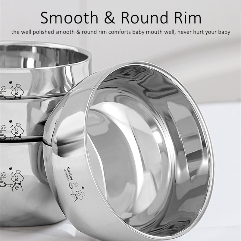 330ml/400ml/530ml Capacity 304 - đánh giá và giá Baby Food Bowl