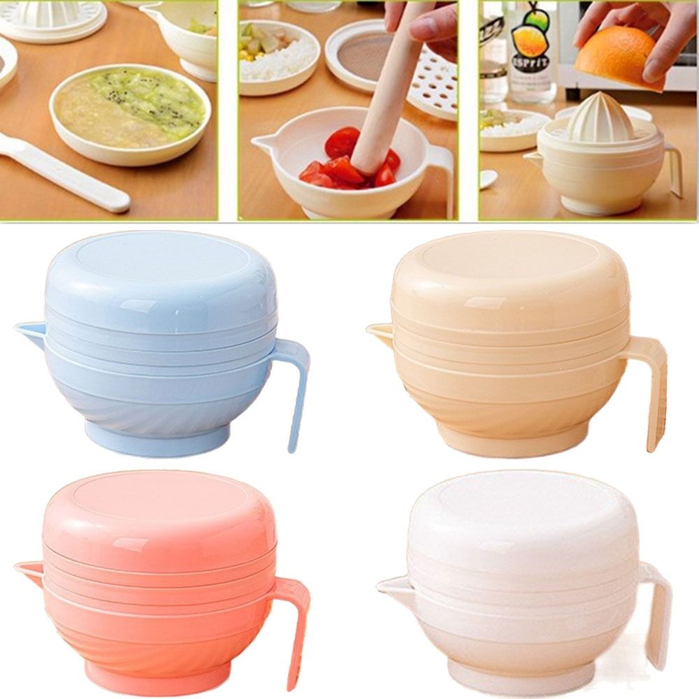 7Pcs Portable Food Grinding Bo - đánh giá và giá Baby Food Bowl