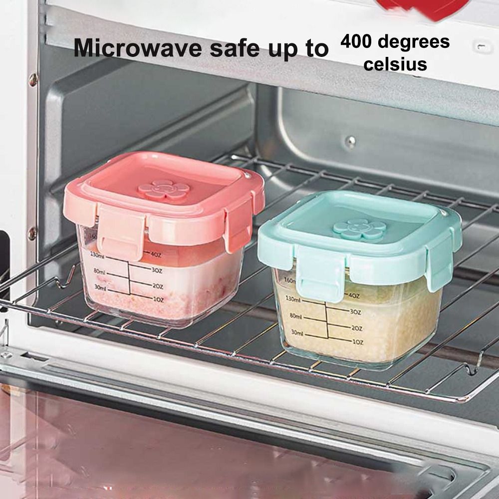 Glass Food Storage Box New 170 - đánh giá và giá Baby Food Jars