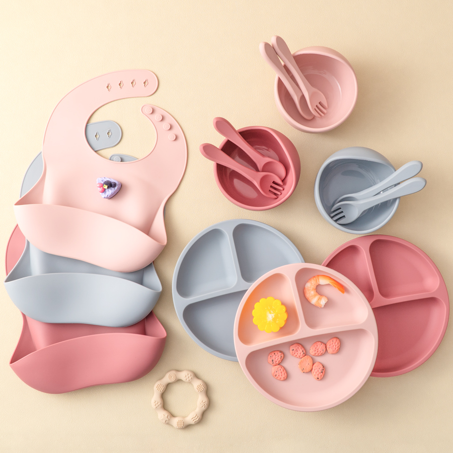 5Pcs Baby Silicone Feeding Set - đánh giá và giá Baby Food Chopper