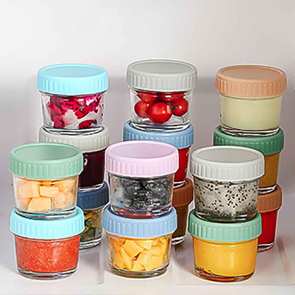 6pcs Glass Baby Food Jar Reusa - đánh giá và giá Baby Food Jars
