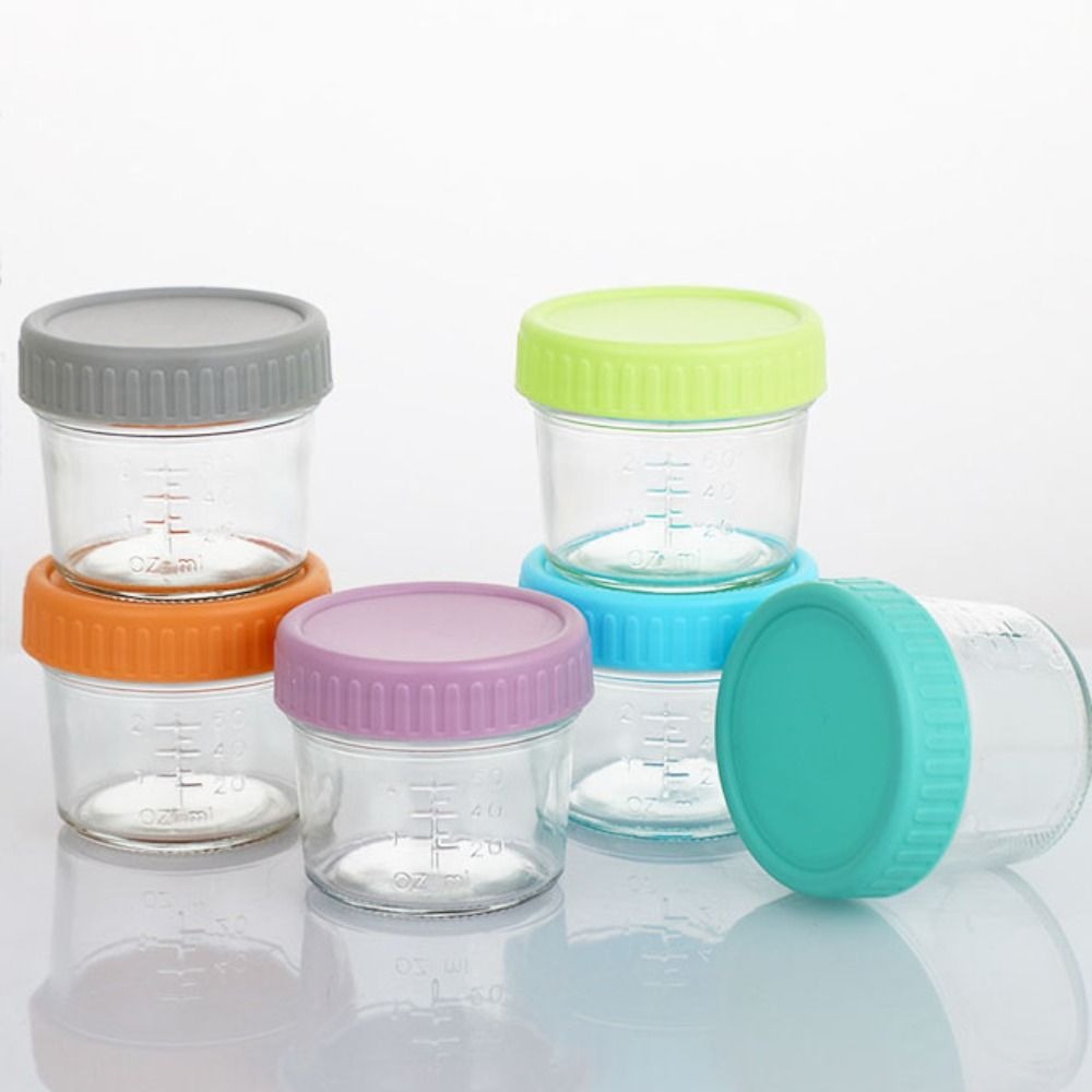 6pcs Glass Baby Food Jar Reusa - đánh giá và giá Baby Food Jars