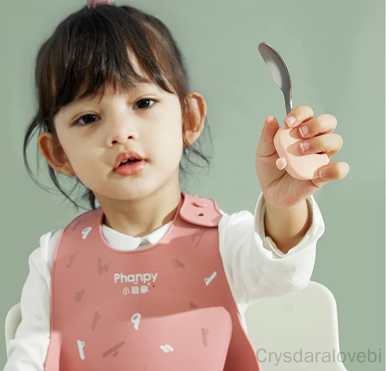 1setElephant Short Fork Spoon  - đánh giá và giá Baby Food Japan