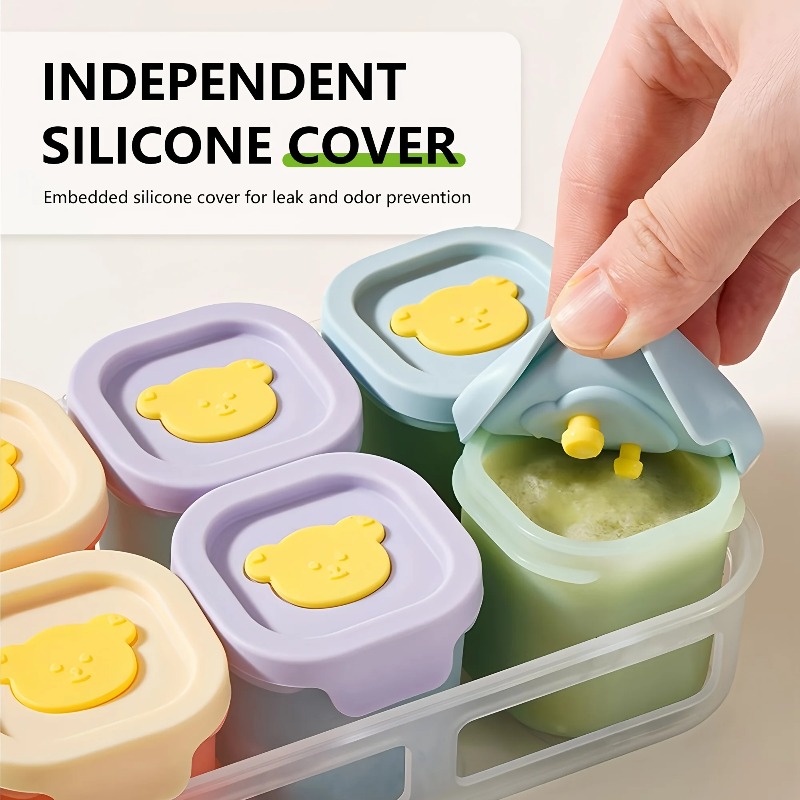 Baby Food Freezer Tray with Li - đánh giá và giá Freezer Tray Baby