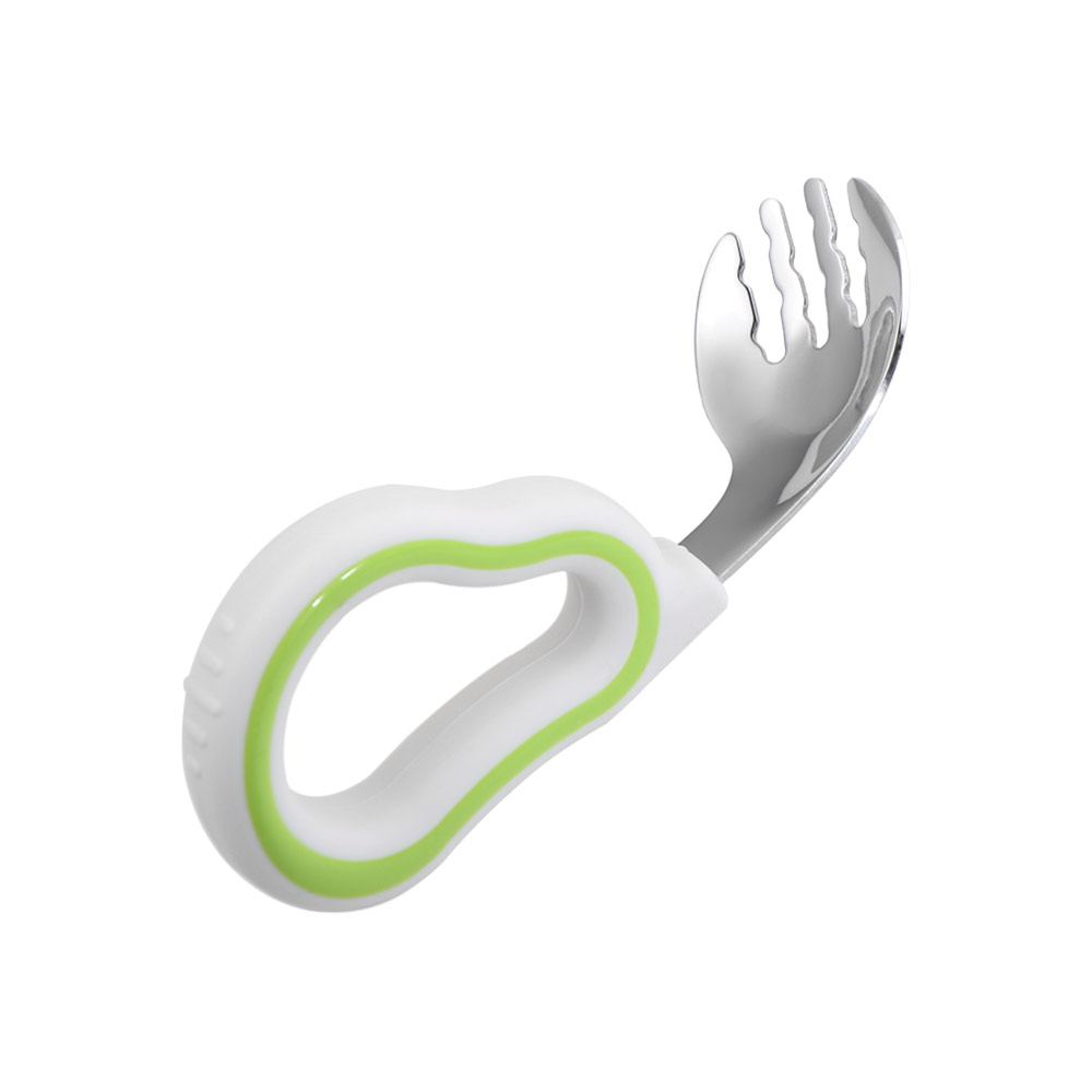 Silicone Baby Fork and Spoon S - đánh giá và giá Self Feed Spoon