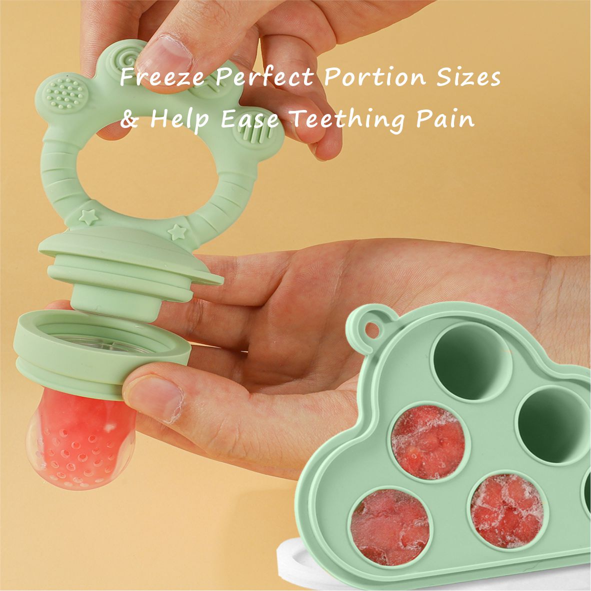 Baby Fruit Food Feeder & Freez - đánh giá và giá Freezer Tray Baby