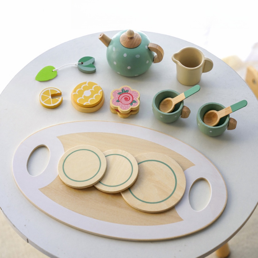 Wooden Tea Set For Little Girl - đánh giá và giá Baby Food Under 1 Year