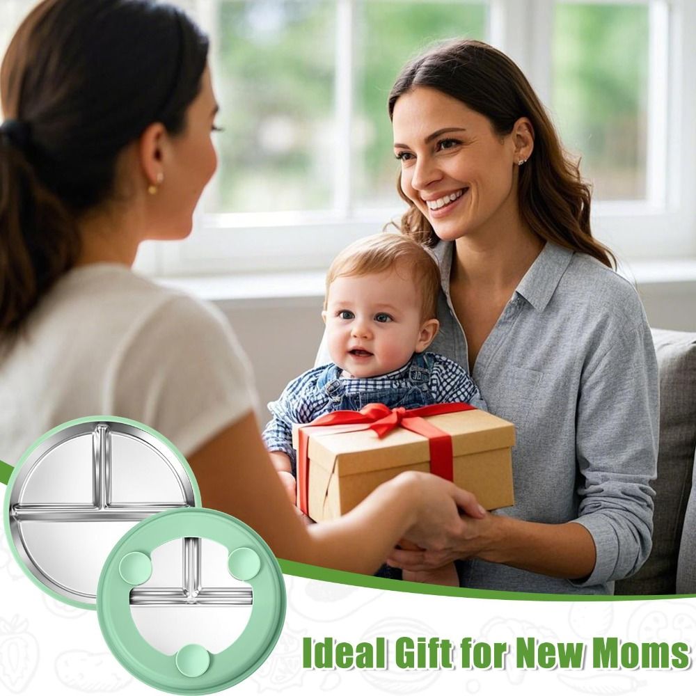 Stainless Steel Kids Plate wit - đánh giá và giá Plate Suction Toddler