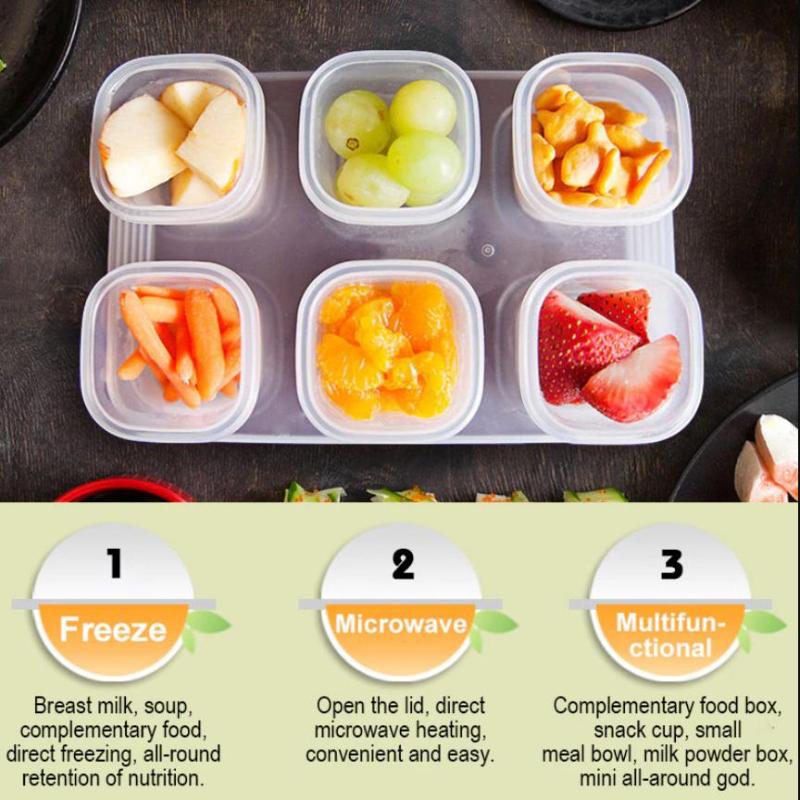 4/6pcs Baby Food Freezer Stora - đánh giá và giá Freezer Tray Baby