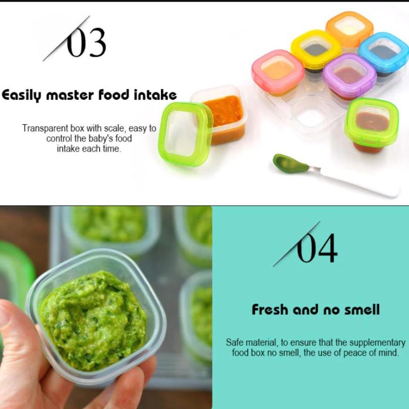 4/6pcs Baby Food Freezer Stora - đánh giá và giá Freezer Tray Baby