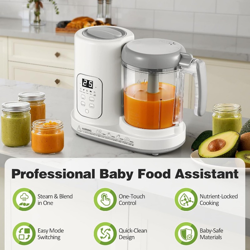 Baby Food Maker Steamer Blende - đánh giá và giá Baby Food Diet