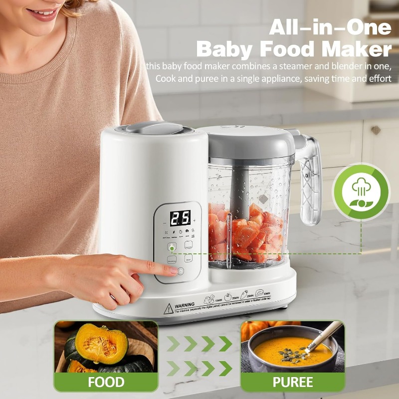 Baby Food Maker Steamer Blende - đánh giá và giá Baby Food Diet