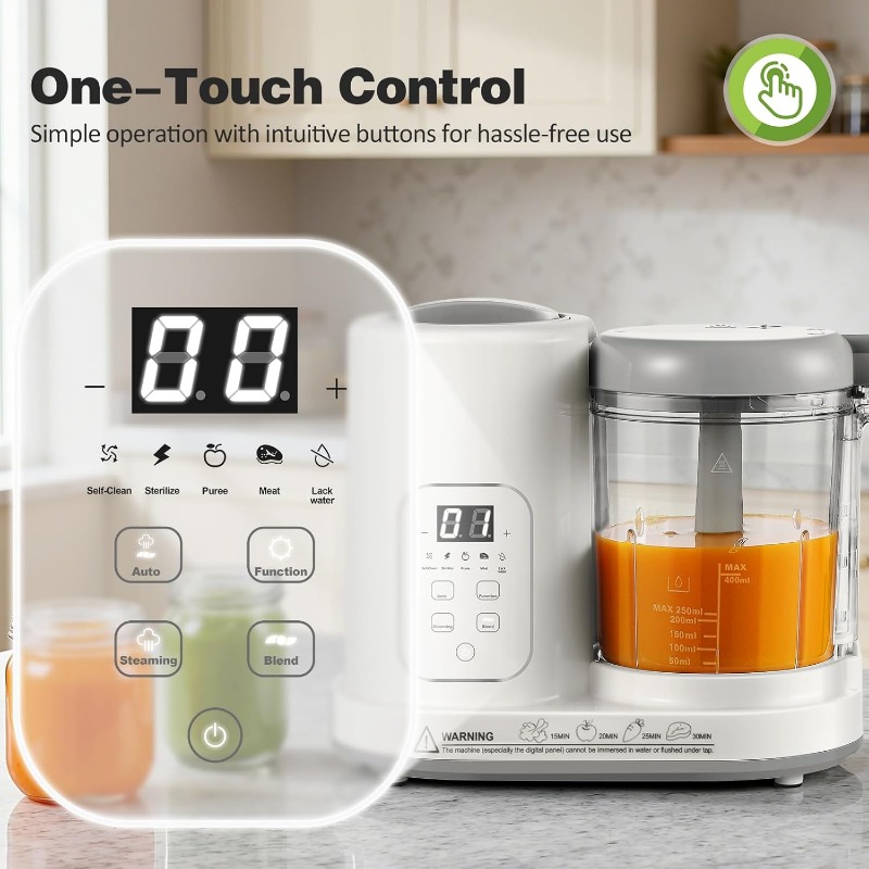 Baby Food Maker Steamer Blende - đánh giá và giá Baby Food Diet