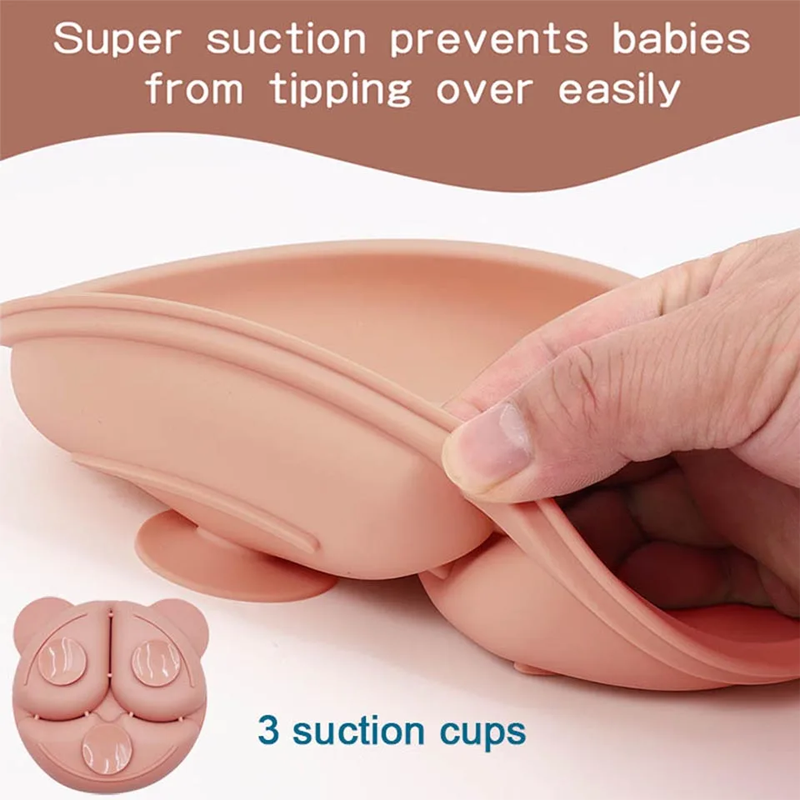 Food Grade Silicone Child Dish - đánh giá và giá Plate Suction Toddler