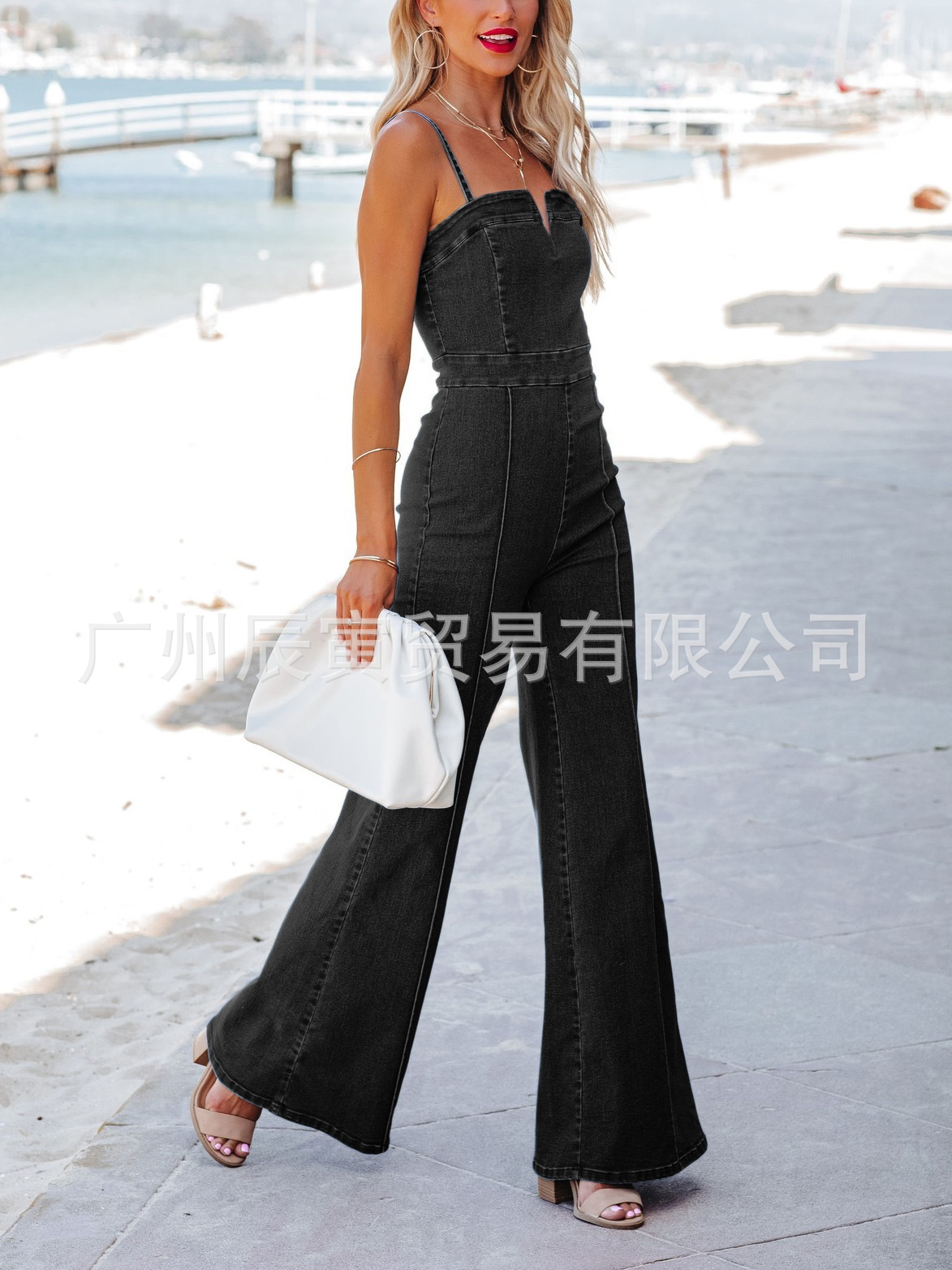 Women's Summer New Fashion Den - đánh giá và giá Bib Long Sleeve