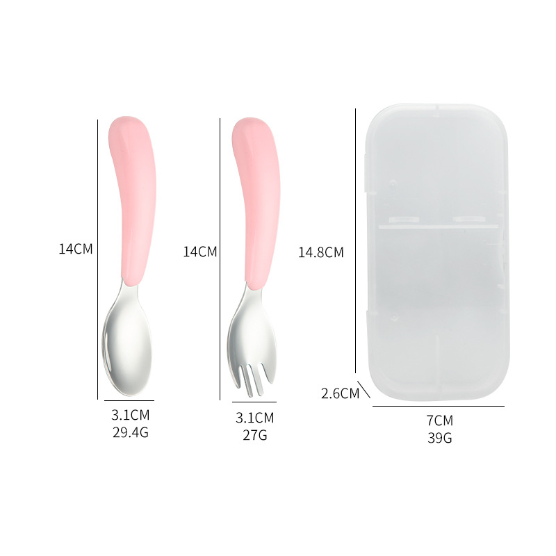 304 Stainless Steel Spoon Fork - đánh giá và giá Baby Food Utensils